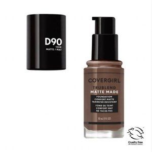 COVERGIRL TruBlend Matte Made Liquid Foundation, D90 Espresso, 1 oz 2/$10